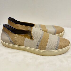Rothys slip on sneakers! Sand stripe color in women’s size 9.5!